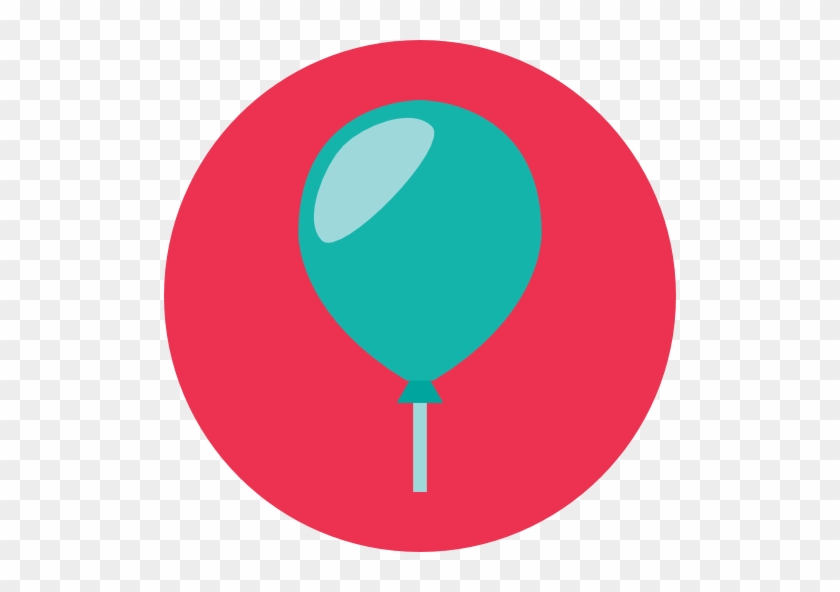 Customised Themes, Venue Decor & Party Props - Balloon Flat Icon Png #1394836