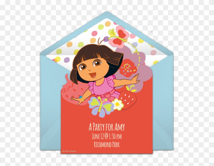 Dora Summer Fun Online Invitation - Party #1394853