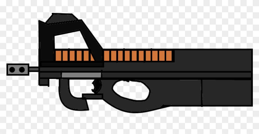 Walfas Custom Prop Fn - P90 Clip Art #1394865