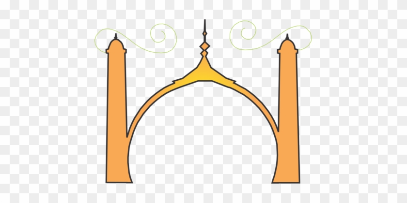 Mosque Islamic Architecture Image File Formats - Masjid Arch Png #1394922