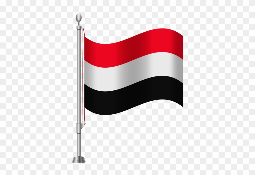 Yemen Flag Png Clip Art - Pakistan Flag With Stick Png #1394923
