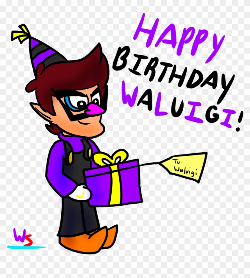 Happy 18th Birthday Waluigi By Walu-sushi - Cartoon #1395003