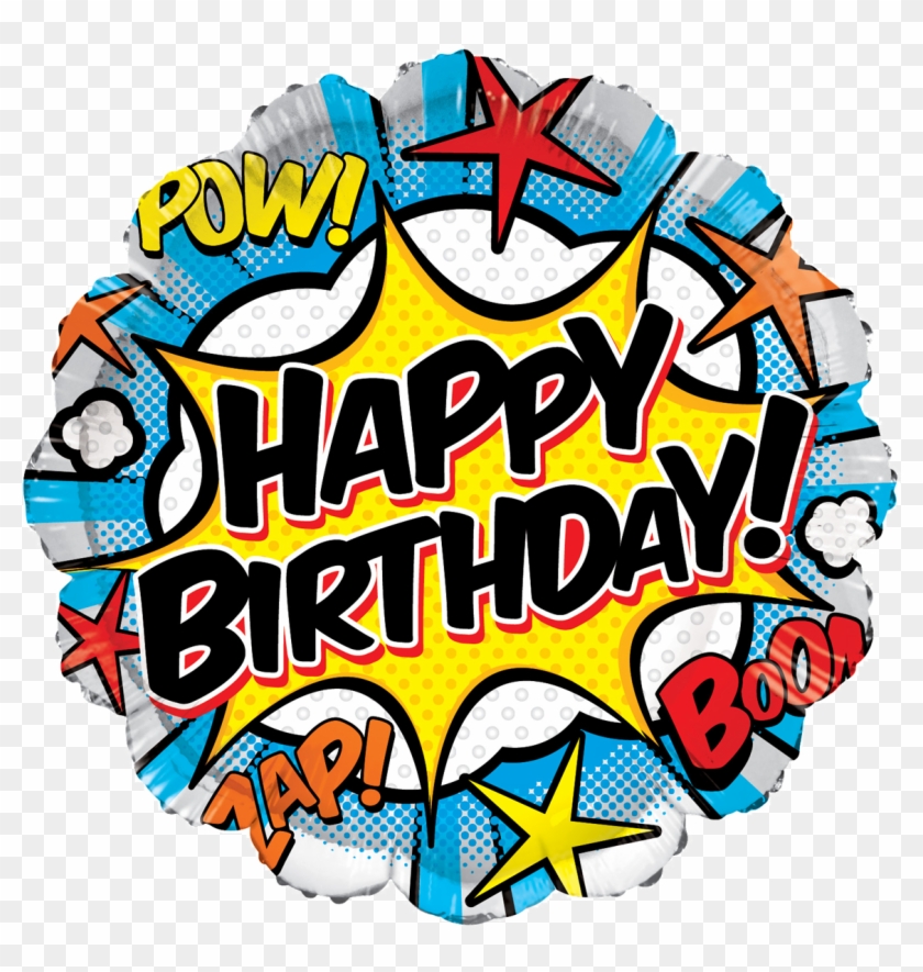 18 Birthday Comic Balloons All American Balloons - Happy Birthday Comic #1395005