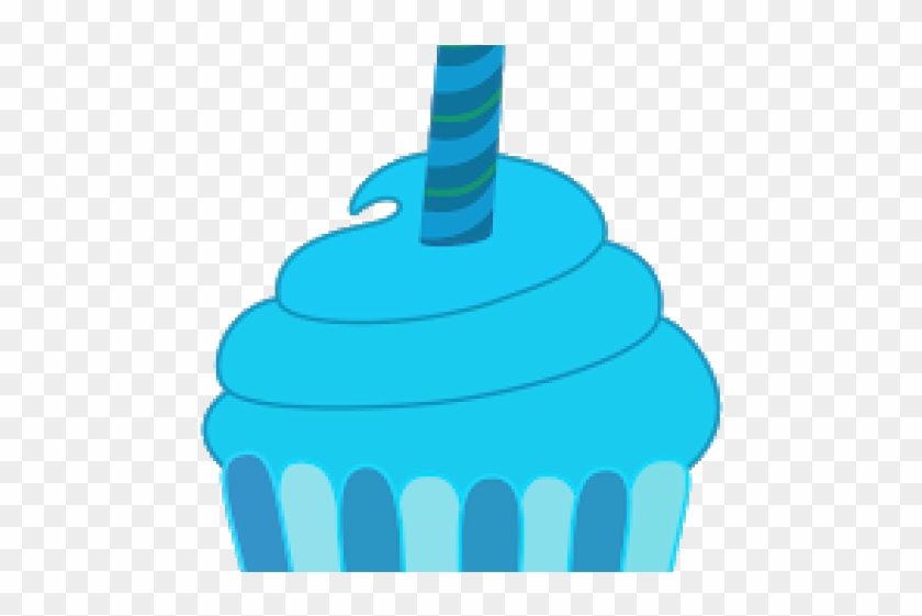 Birthday Candles Clipart Cupcake Candle - Birthday Cupcake Png Transparent #1395055