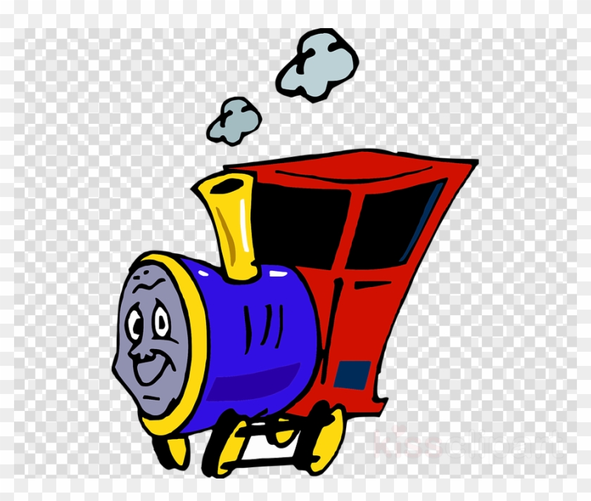 Engine Cartoon Clipart Train Rail Transport Thomas - Train #1395057