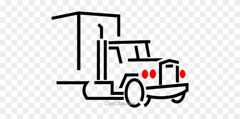 Transport Truck Royalty Free Vector Clip Art Illustration - Illustration #1395059