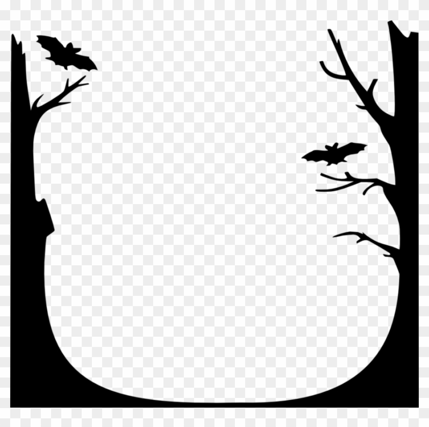 Clipart Resolution 1007*956 - Bordure De Page Halloween #1395174