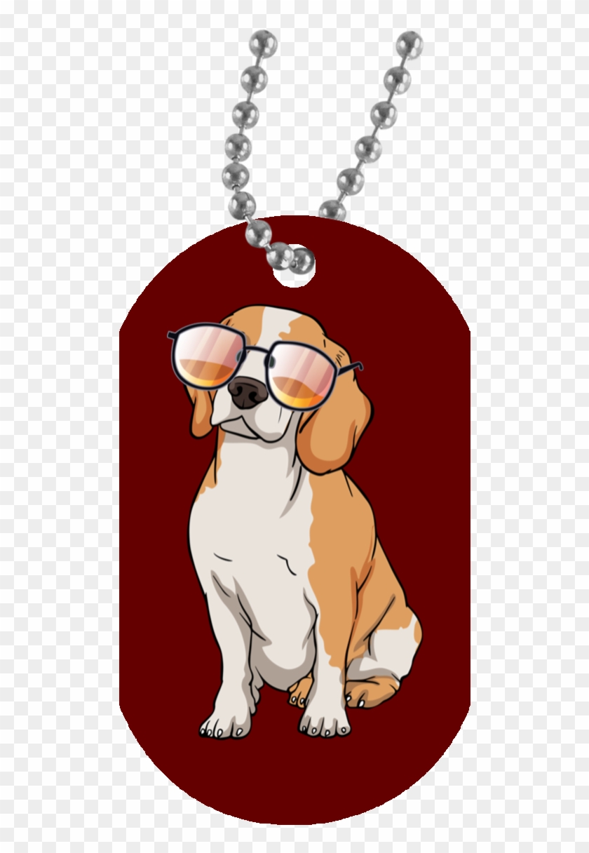 Beagle Dog Sunglasses Funny Dog Tag, Gifts For Dog - Black History Month Necklace #1395274