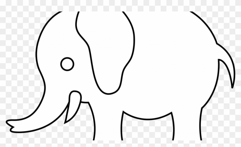 Elephant Drawing Clipart Drawing Line Art Clip Art - Elephant Images Hd Clip Art #1395290