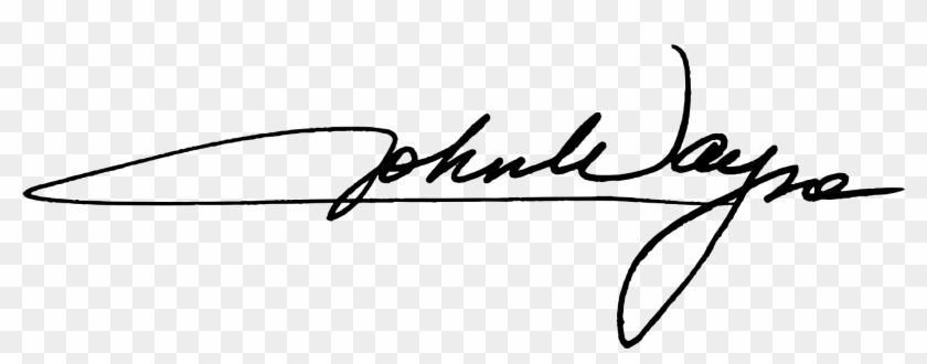 Filejohn Wayne Signature - John Signatures #1395291