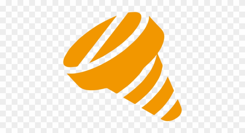 Furniture Hardware Screws - Screw Icon Orange Png #1395495