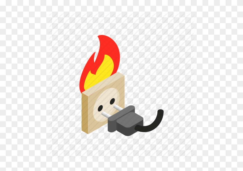 Png Freeuse Firefighter Isometric By Yulia Ryabokon - Ac Power Plugs And Sockets #1395526