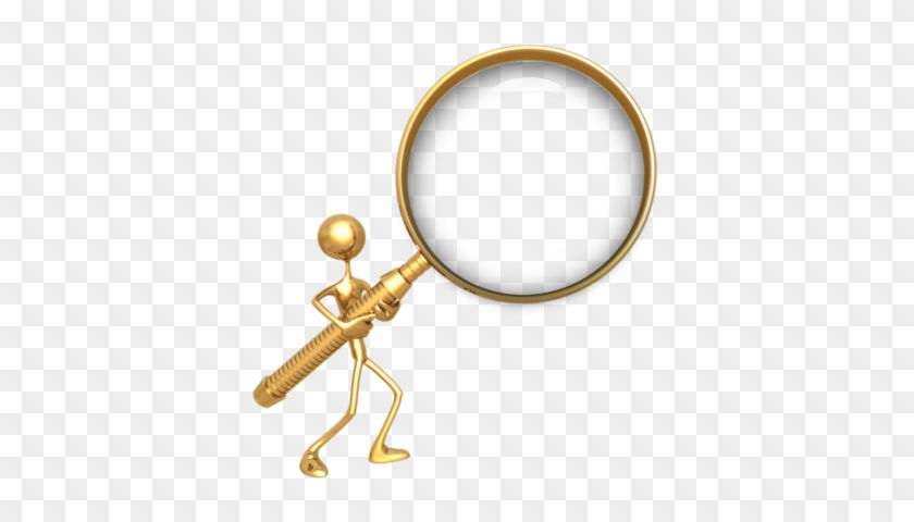 Search Breeds On Line Now - Gold Magnifying Glass Png #1395553