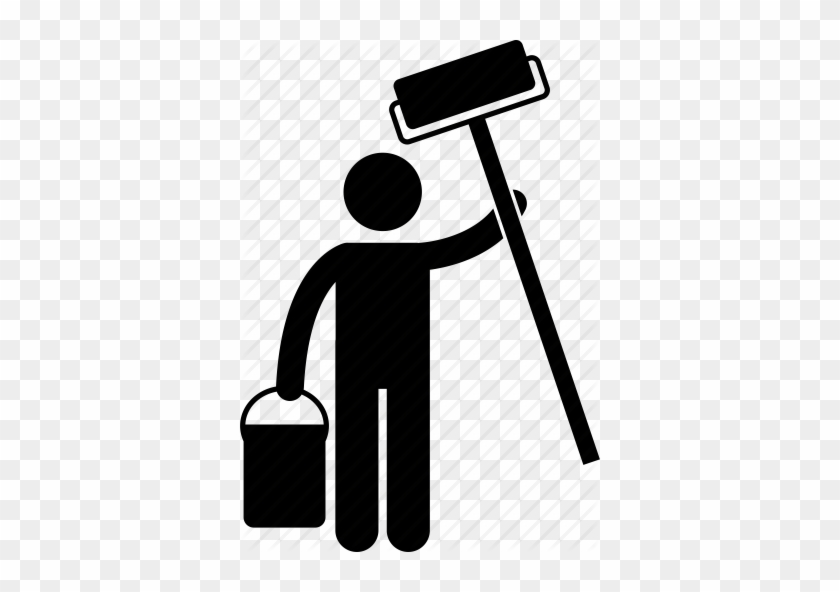 Clip Art Freeuse Stock Worker By Gan Khoon Lay Builder - Construction Man Icon #1395736
