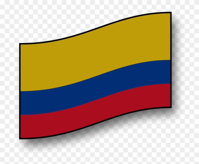 Free Columbia Flag - Bandera De Colombia Ondeada #1395766