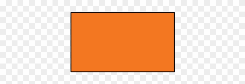Orange Rectangle Clip Art - Orange Rectangle Shape Clipart #1395786