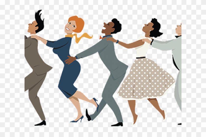 Conga Line Clipart #1395789