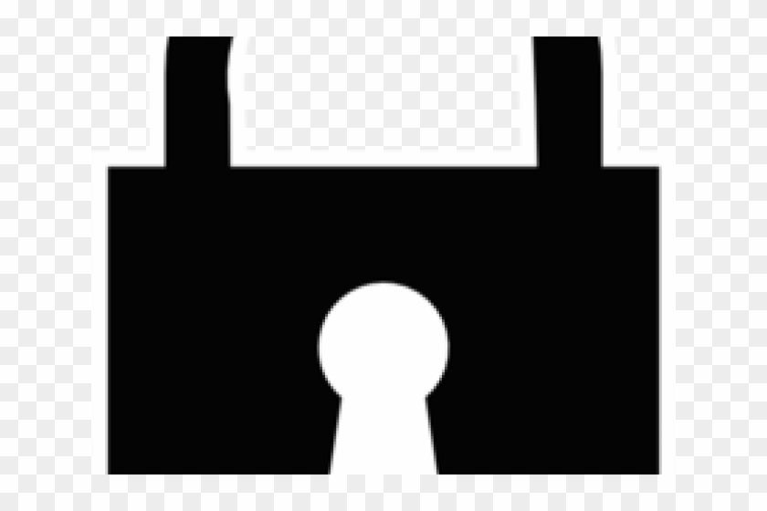 Lock Clipart Shape - Silhouette #1395801
