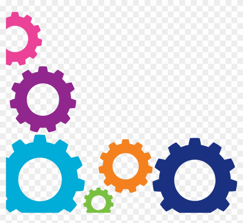 Pics For Gt Colorful Gears Png Seed Packet Clip Art - Jpeg #1395828