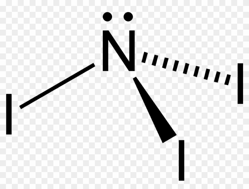 Nitrogen Iodide 2d - Nitrogen Triiodide Molecular Structure #1395859