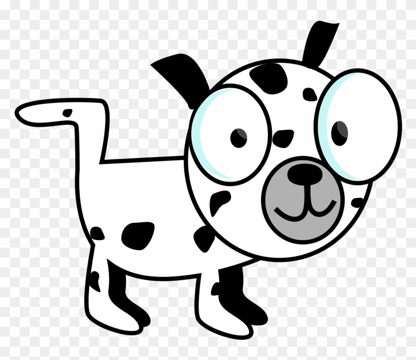 Dalmatian Clip Art - Funny Clipart Black And White #1395955