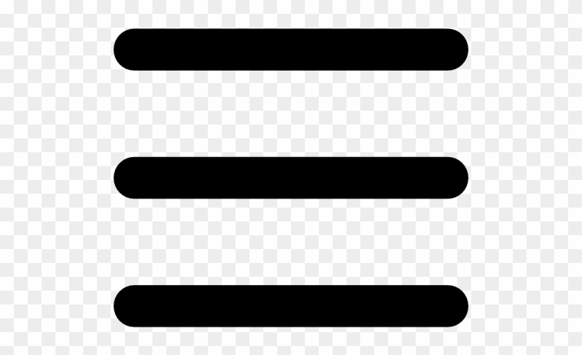 Menu Three Horizontal Lines Symbol Free Icon - Logos With Horizontal Lines #1395981