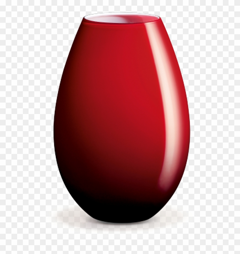 Cocoon Vase Red H 20 5 Cm Cocoon - Holmegaard - Cocoon Vase - Height: 205 Mm, Red #1396013