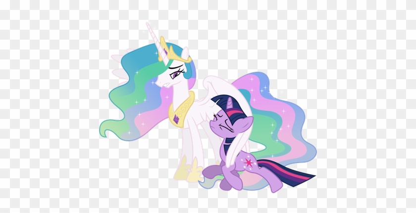 Celestia's Crown Is Knocked Off When Chrysalis Defeats - Princess Celestia Crystal Empire #1396060