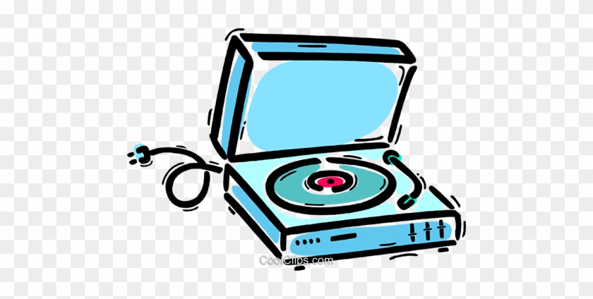 Contemporary Record Players Royalty Free Vector Clip - Clip Art #1396098