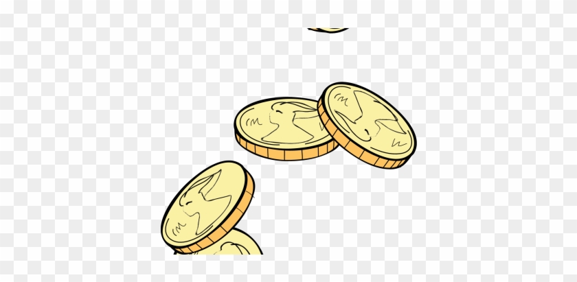 Falling Coins Png - Falling Coin Png Clipart #1396159