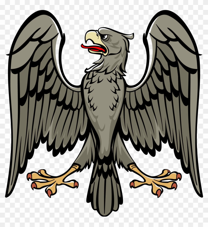 Mexican Flag Eagle Png Clip Art Download - Coat Of Arms Symbols Eagle #1396202