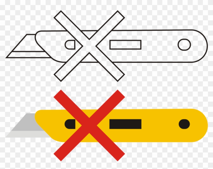 Knife Video Symbol Blade Wikimedia Commons - No Knife Symbol #1396372