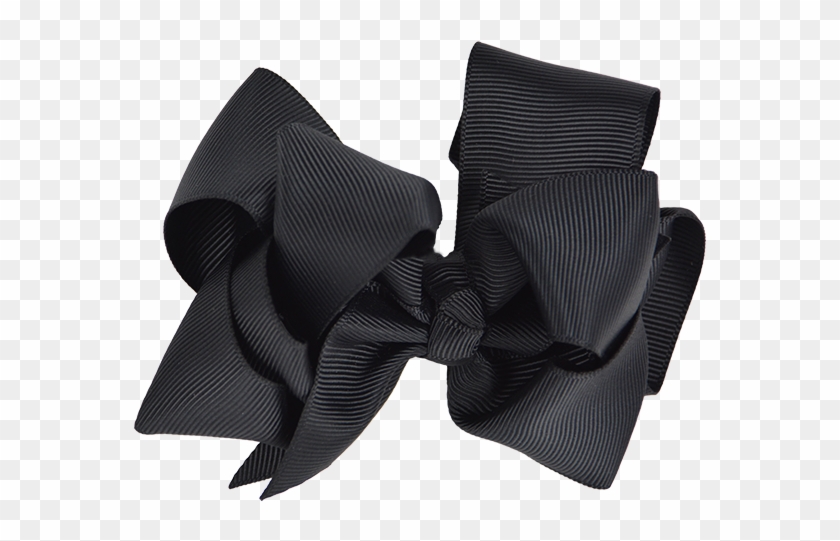 Vector Transparent Stock Bow Clip Crocodile - Black Ribbon Bow Png #1396478