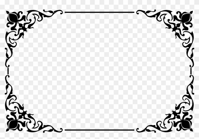 Picture Frames Decorative Arts Gold Sticker Cabinetry - Border Png Transparent #1396484