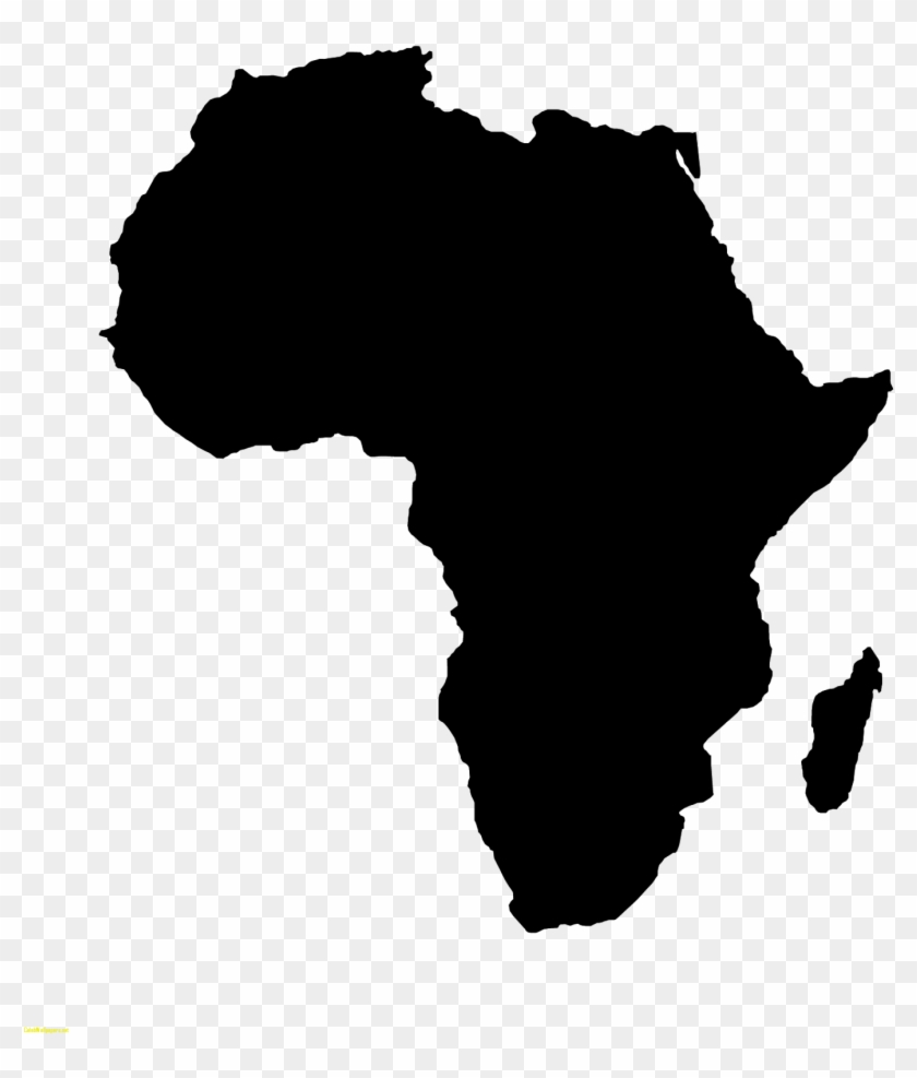 Vector Download Clip Art Search Transprent - Map Of Africa Silhouette Png #1396552