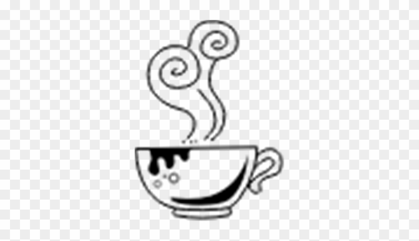 Hand Drawn Coffee Cup Line Art - Transparent Coffee Drawing Png #1396615