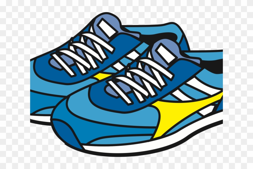 Running Shoes Clipart Transparent - Clipart Sneakers #1396704