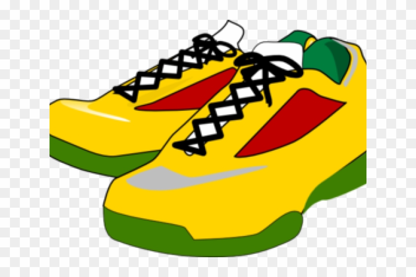 Running Shoes Clipart Runnung - Clipart Running Shoes Transparent Background #1396709