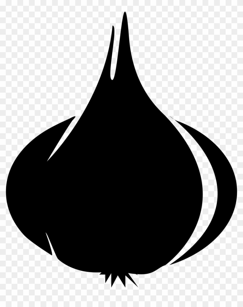 Download Bulb Of Garlic Svg Png Icon Free Download - Garlic Silhouette Png #1396725