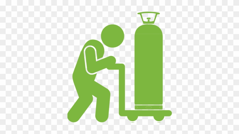 Gas Safety In The Laboratory - Delivery Gas Bottle Clipart #1396742