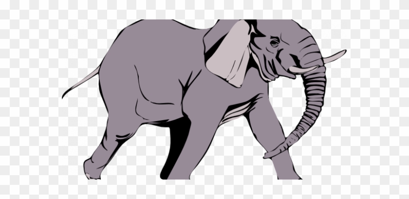 Elephants Clipart Elephant Clip Art Black And White - Frog And Elephant Story #1396819