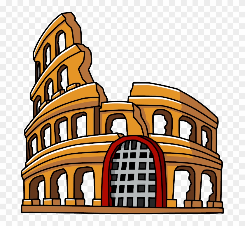 Colosseum Png Free Download - Ancient Rome Cartoon #1397021