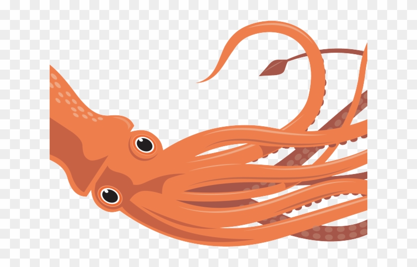 Realistic Clipart Squid - Giant Squid Clip Art #1397116