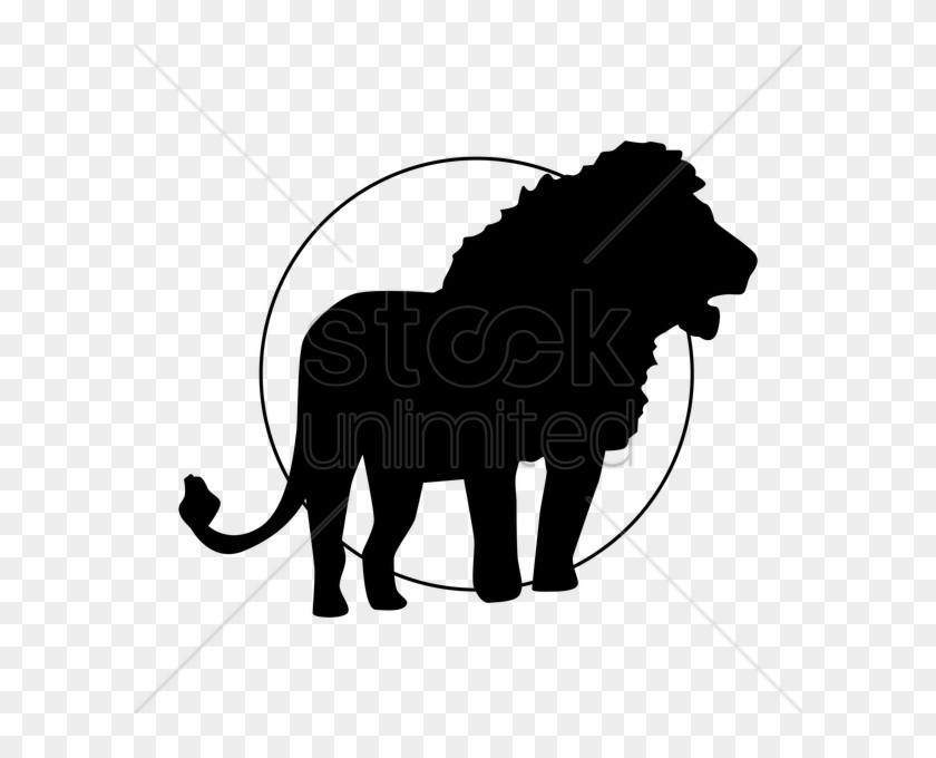 Silhouette Clipart Lion Cat Clip Art - Silhouette #1397146