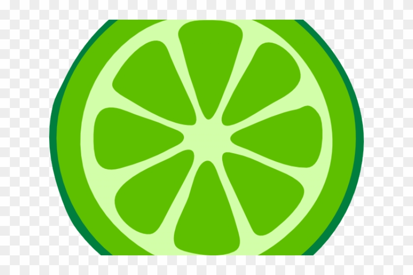 Lime Clipart Lime Slice - Green Lemon Clip Art #1397266