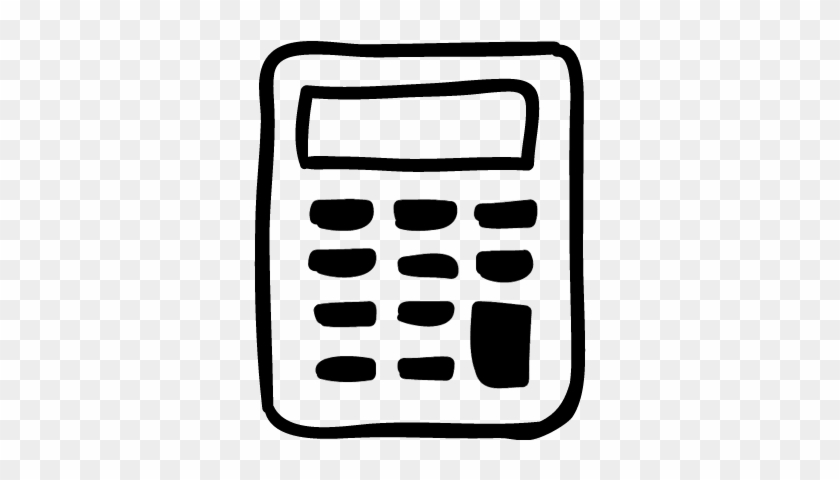 Calculator Hand Drawn Vector - Calculator Hand Drawn #1397320