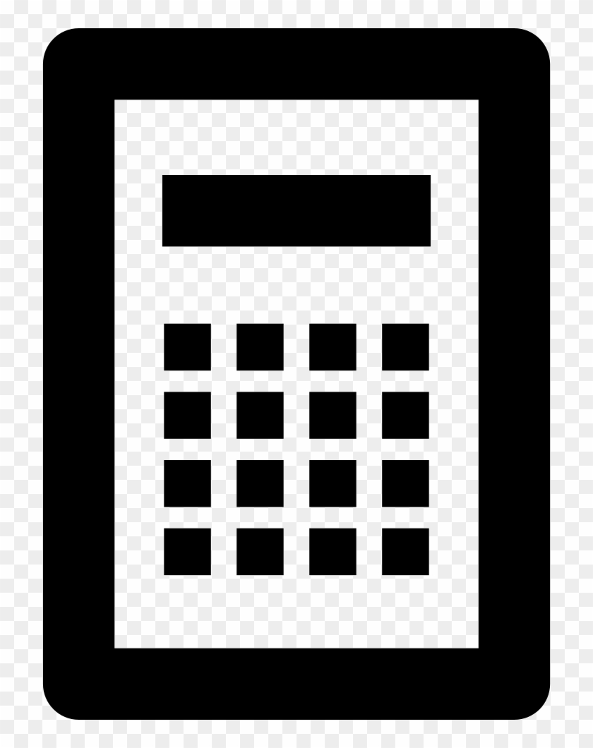 Calculator Comments - Calculator Icon White Png #1397333