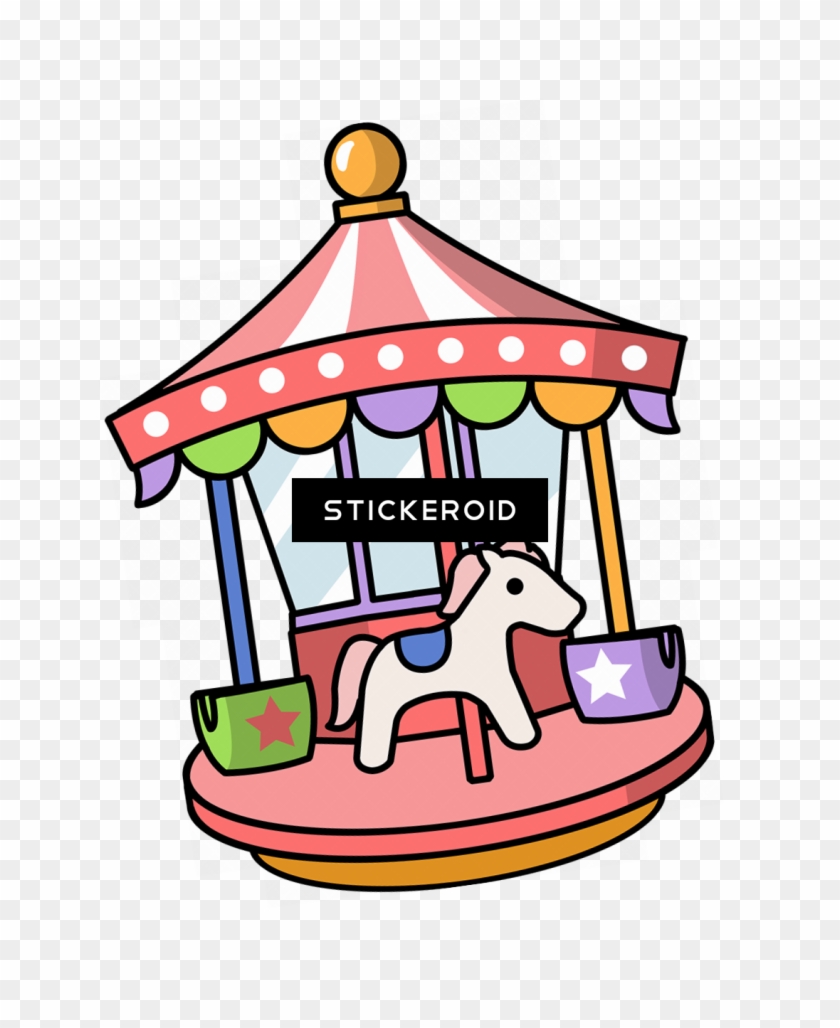 Carousel Sport - Theme Park Clip Art #1397352