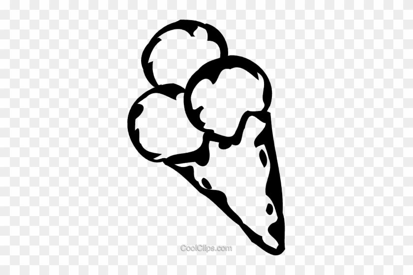 Cono De Helado Libres De Derechos Ilustraciones De - Clip Art #1397816