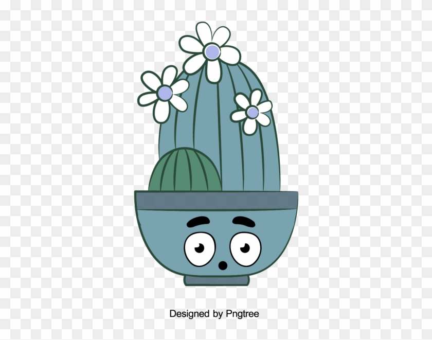 Cartoon Hand Painted Simple Flower Pot Flower Design - Flower #1397951